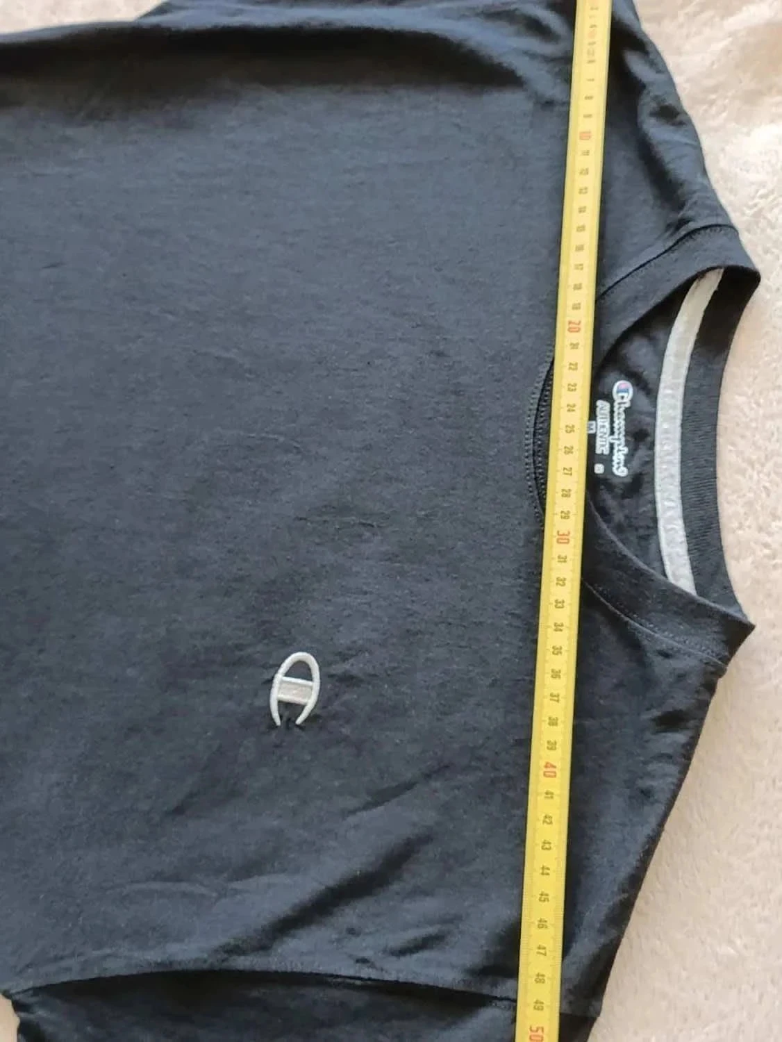 Champion Authentic black T-Shirt Embroidered Logo Size M – photo 8